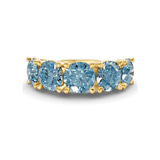 10kt Yellow Gold Noella Round Lab Diamond Anniversary Band (7 Ct. Tw.) front image