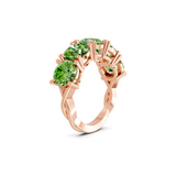 9ct Rose Gold Noella Round Lab Diamond Anniversary Band (1/2 Ct. Tw.) left