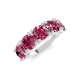 Platinum Noella Round Lab Diamond Anniversary Band (1/2 Ct. Tw.) right
