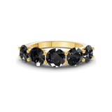 9ct Yellow Gold Camille Round Lab Diamond Anniversary Band (3 Ct. Tw.) front image