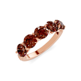 14kt Rose Gold Camille Round Lab Diamond Anniversary Band (3 Ct. Tw.) right