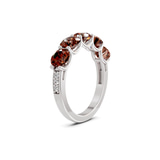 Platinum Camille Round Lab Diamond Anniversary Band (3 Ct. Tw.) left