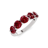 Platinum Camille Round Lab Diamond Anniversary Band (3 Ct. Tw.) right
