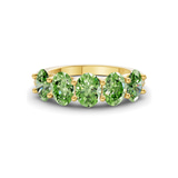 10kt Yellow Gold Eliana Oval Lab Diamond Anniversary Band (1/2 Ct. Tw.) front image