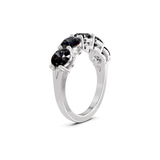 10kt White Gold Elowyn Round Lab Diamond Anniversary Band (1/2 Ct. Tw.) left