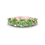 14ct Rose Gold Elowyn Round Lab Diamond Anniversary Band (7 Ct. Tw.) front image