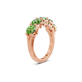14ct Rose Gold Elowyn Round Lab Diamond Anniversary Band (7 Ct. Tw.) left
