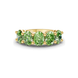 10kt Yellow Gold Portia Oval Lab Diamond Anniversary Band (1/2 Ct. Tw.) front image