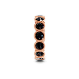 14kt Rose Gold Dream Round Bezel Lab Diamond Eternity Ring (5 Ct. Tw.) left
