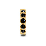 14ct Yellow Gold Dream Round Bezel Lab Diamond Eternity Ring (5 Ct. Tw.) left