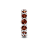 10kt White Gold Dream Round Bezel Lab Diamond Eternity Ring (3 Ct. Tw.) left
