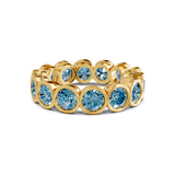 9ct Yellow Gold Dream Round Bezel Lab Diamond Eternity Ring (5 Ct. Tw.) front image