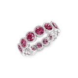 Platinum Dream Round Bezel Lab Diamond Eternity Ring (1 Ct. Tw.) right