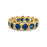 14kt Yellow Gold Dream Round Bezel Lab Diamond Eternity Ring (5 Ct. Tw.) front image
