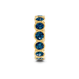 14kt Yellow Gold Dream Round Bezel Lab Diamond Eternity Ring (5 Ct. Tw.) left