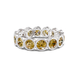 14kt White Gold Dream Round Bezel Lab Diamond Eternity Ring (6 Ct. Tw.) front image