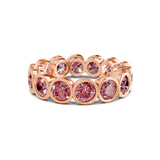 10kt Rose Gold Dream Round Bezel Lab Diamond Eternity Ring (3 Ct. Tw.) front image