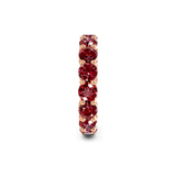10kt Rose Gold Elysia Round Lab Diamond Eternity Ring (5 Ct. Tw.) standing product image one