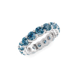 Platinum Elysia Round Lab Diamond Eternity Ring (5 Ct. Tw.) side right image one