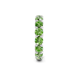 9ct White Gold Elysia Round Lab Diamond Eternity Ring (9 Ct. Tw.) standing product image one