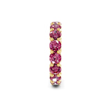 10kt Yellow Gold Elysia Round Lab Diamond Eternity Ring (1 Ct. Tw.) standing product image one