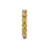 9ct Rose Gold Elysia Round Lab Diamond Eternity Ring (9 Ct. Tw.) standing product image one