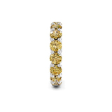 14kt White Gold Elysia Round Lab Diamond Eternity Ring (7 Ct. Tw.) standing product image one