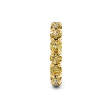 14kt Yellow Gold Elysia Round Lab Diamond Eternity Ring (7 Ct. Tw.) standing product image one