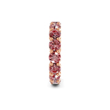 10kt Rose Gold Elysia Round Lab Diamond Eternity Ring (3 Ct. Tw.) standing product image one