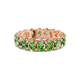 10kt Rose Gold Camila Oval Lab Diamond Eternity Ring (8 Ct. Tw.) front image