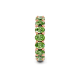 10kt Rose Gold Camila Oval Lab Diamond Eternity Ring (8 Ct. Tw.) standing product image one