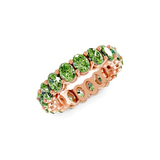 10kt Rose Gold Camila Oval Lab Diamond Eternity Ring (8 Ct. Tw.) side right image one
