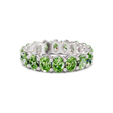 14kt White Gold Camila Oval Lab Diamond Eternity Ring (6 Ct. Tw.) front image