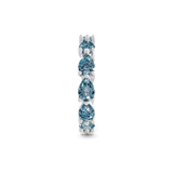 Platinum Lily Pear Lab Diamond Eternity Ring (2 Ct. Tw.) left
