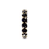 10kt Yellow Gold Neveah Round Lab Diamond Eternity Ring (2 Ct. Tw.) left