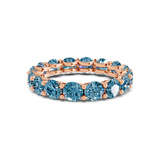 10kt Rose Gold Neveah Round Lab Diamond Eternity Ring (5 Ct. Tw.) front image