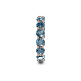 10kt Rose Gold Neveah Round Lab Diamond Eternity Ring (5 Ct. Tw.) left