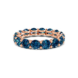 14kt Rose Gold Neveah Round Lab Diamond Eternity Ring (7 Ct. Tw.) front image