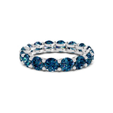 Platinum Neveah Round Lab Diamond Eternity Ring (8 Ct. Tw.) front image