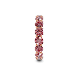 10kt Rose Gold Neveah Round Lab Diamond Eternity Ring (4 Ct. Tw.) left