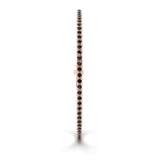 9ct Rose Gold Darcy Round Lab Diamond Tennis Bracelet (2 Ct. Tw.) standing product image one