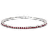Platinum Darcy Round Lab Diamond Tennis Bracelet (2 Ct. Tw.) front image