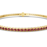 10kt Yellow Gold Darcy Round Lab Diamond Tennis Bracelet (2 Ct. Tw.) side right image one