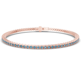 10kt Rose Gold Darcy Round Lab Diamond Tennis Bracelet (50 Ct. Tw.) front image