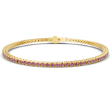10kt Yellow Gold Darcy Round Lab Diamond Tennis Bracelet (2 Ct. Tw.) front image