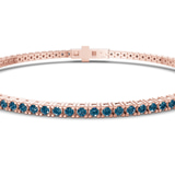 9ct Rose Gold Darcy Round Lab Diamond Tennis Bracelet (2 Ct. Tw.) side right image one
