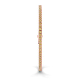 9ct Rose Gold Darcy Round Lab Diamond Tennis Bracelet (2 Ct. Tw.) standing product image one