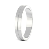 14ct White Gold Amour Couple Rings (1/8 Ct. Tw.) left