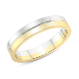 18ct Yellow Gold Amour Couple Rings (1/8 Ct. Tw.) top