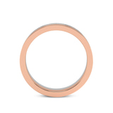 9ct Rose Gold Amour Couple Rings (1/8 Ct. Tw.) her right